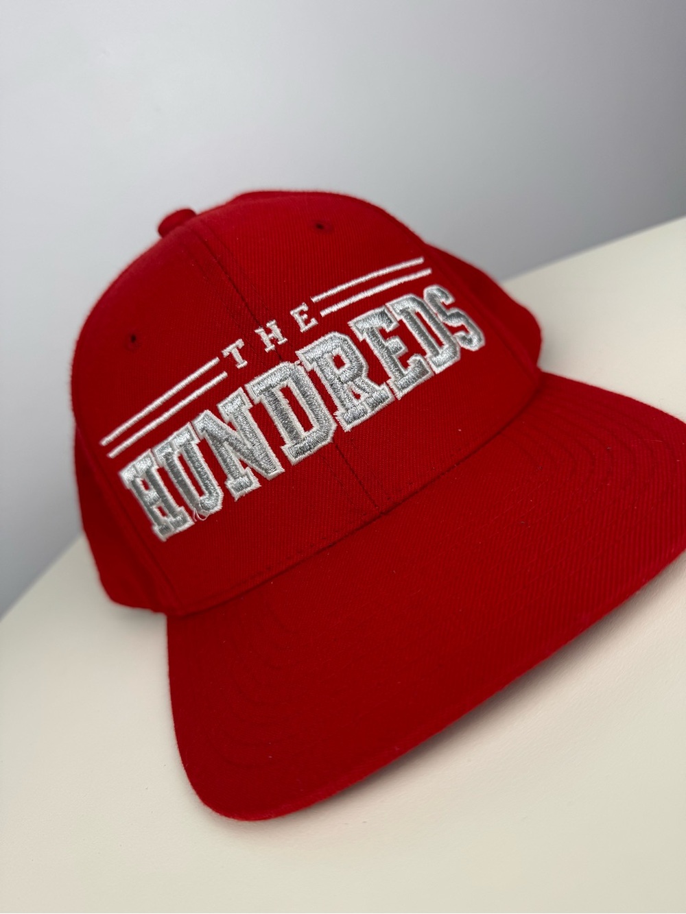 The Hundreds Red Snapback Hat